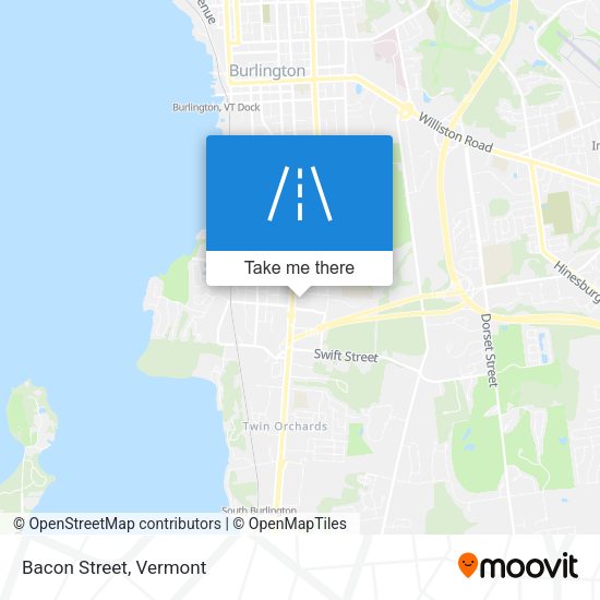 Bacon Street map