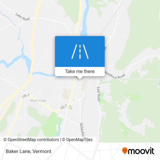 Mapa de Baker Lane