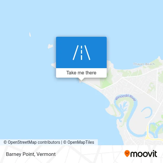 Barney Point map