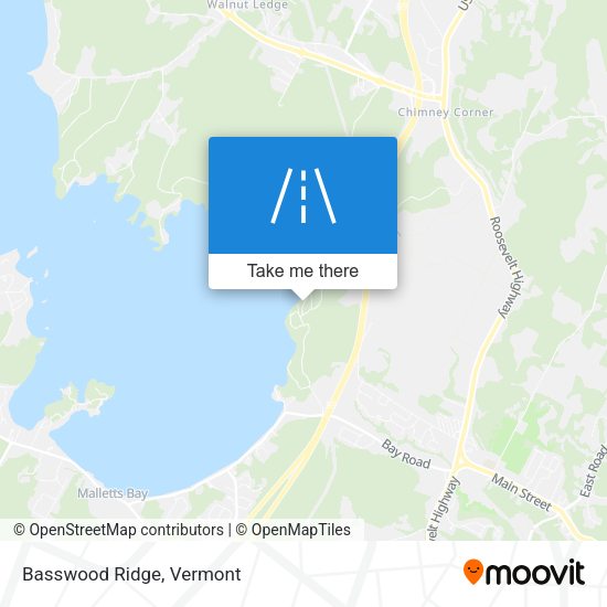 Mapa de Basswood Ridge