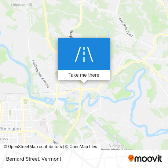 Bernard Street map