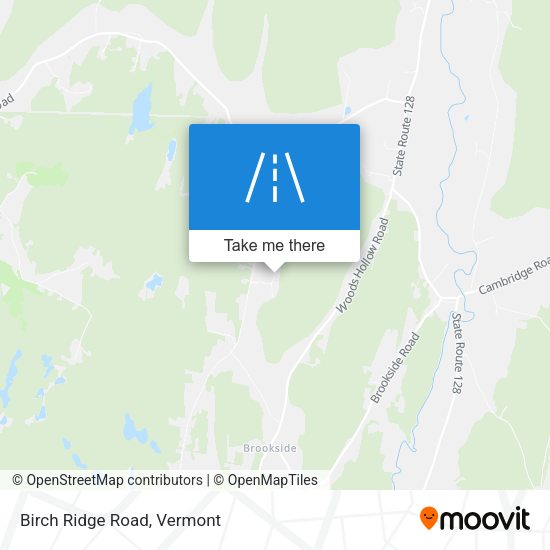 Birch Ridge Road map