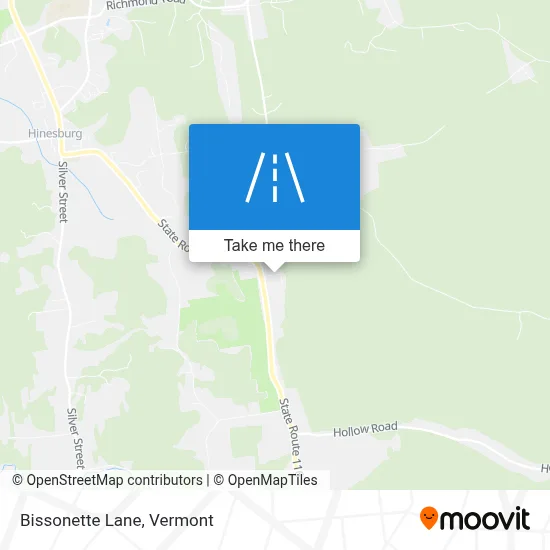 Bissonette Lane map