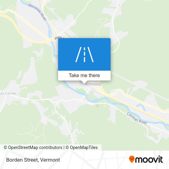 Mapa de Borden Street