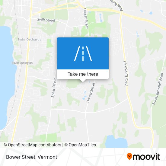 Bower Street map