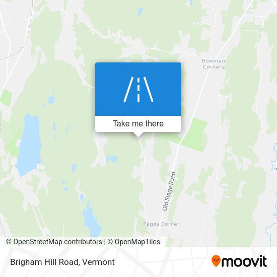 Brigham Hill Road map