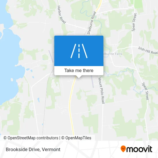 Brookside Drive map
