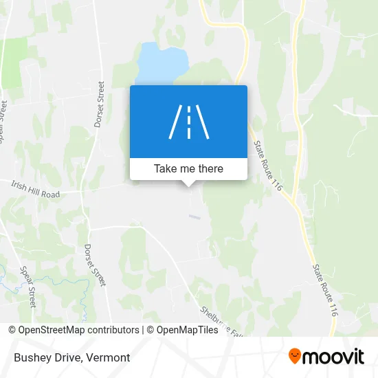 Bushey Drive map