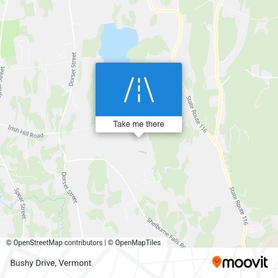 Bushy Drive map