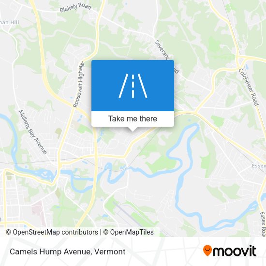 Mapa de Camels Hump Avenue
