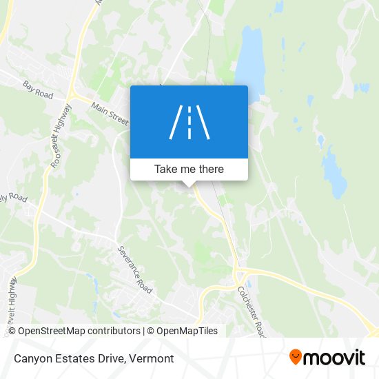 Mapa de Canyon Estates Drive