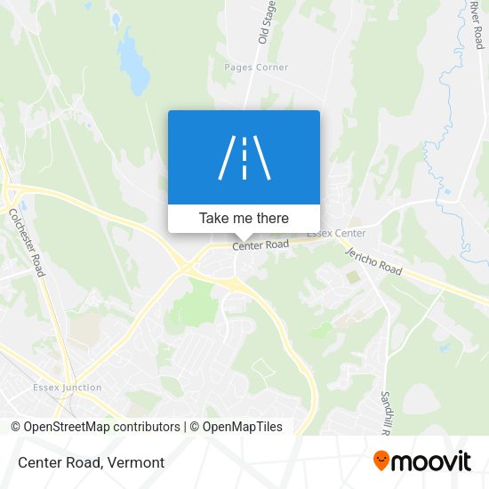 Mapa de Center Road