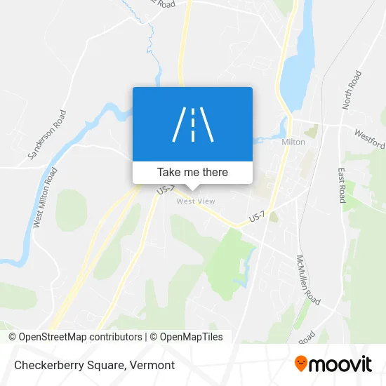 Checkerberry Square map