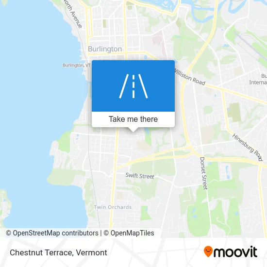 Chestnut Terrace map