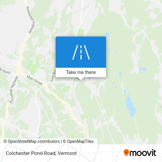 Mapa de Colchester Pond Road