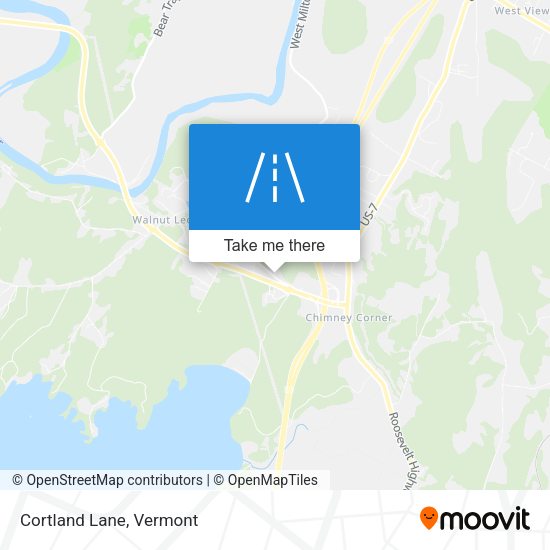 Mapa de Cortland Lane