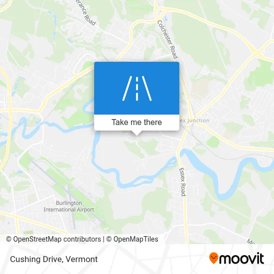 Cushing Drive map