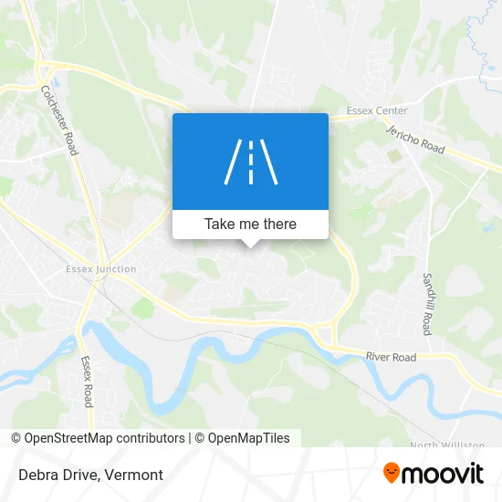 Debra Drive map