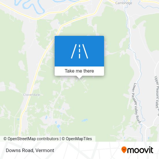Mapa de Downs Road