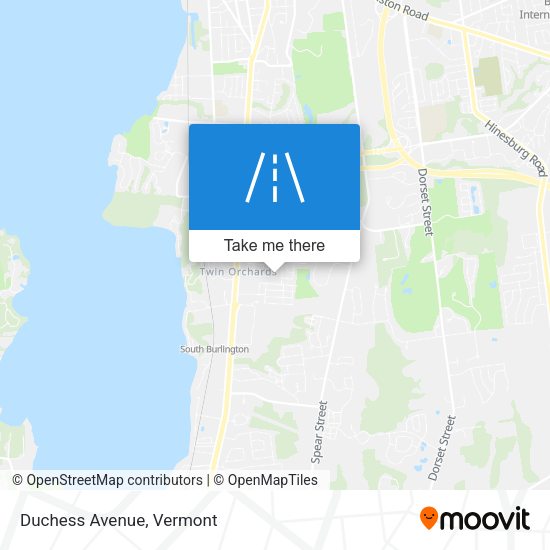 Mapa de Duchess Avenue