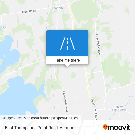 Mapa de East Thompsons Point Road