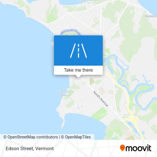 Edson Street map