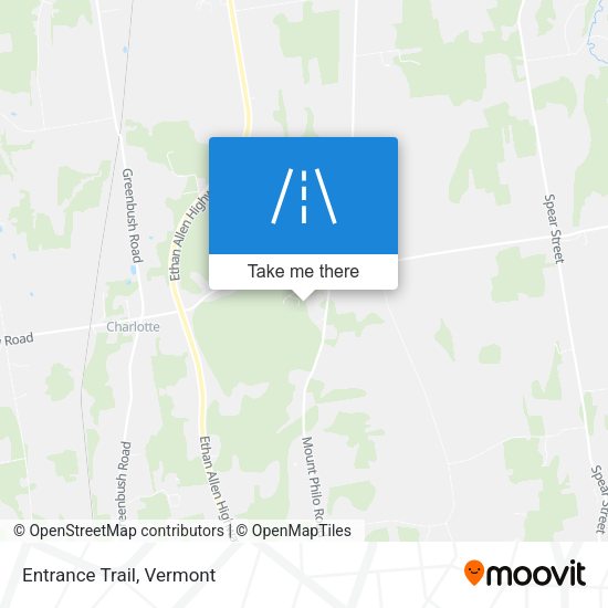 Mapa de Entrance Trail