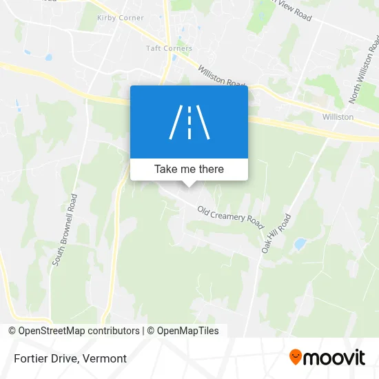 Fortier Drive map
