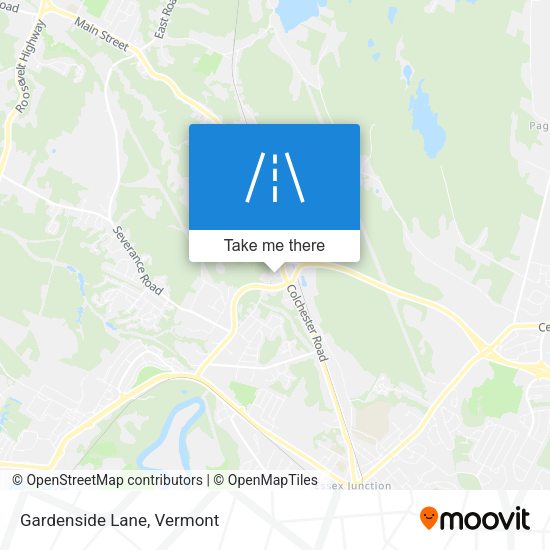 Mapa de Gardenside Lane