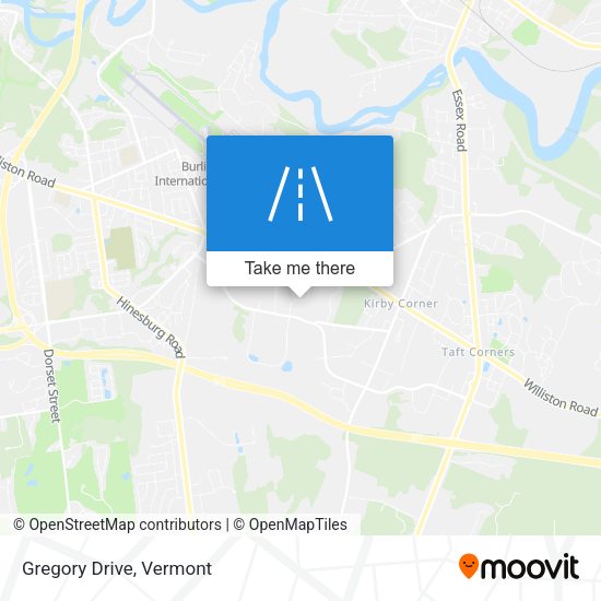 Mapa de Gregory Drive
