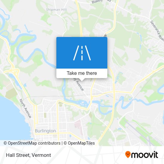 Mapa de Hall Street
