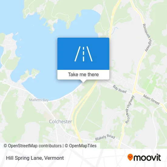 Hill Spring Lane map