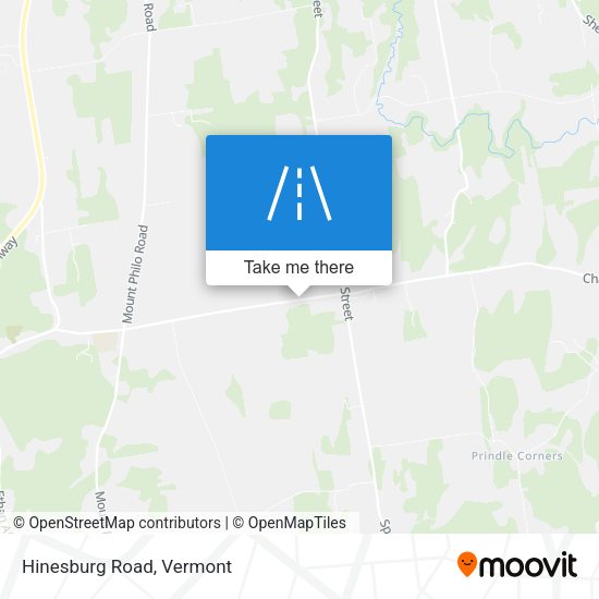 Mapa de Hinesburg Road