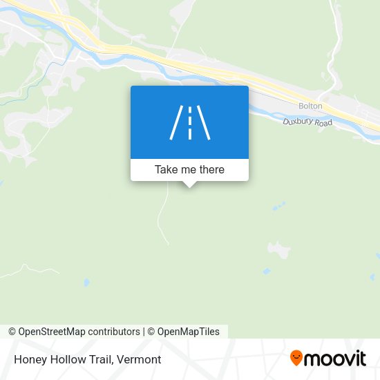 Honey Hollow Trail map