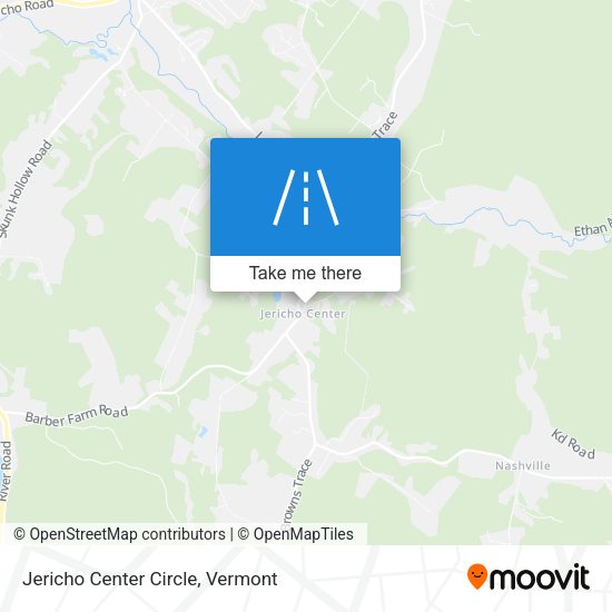 Mapa de Jericho Center Circle