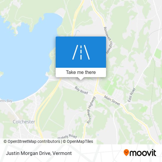 Justin Morgan Drive map