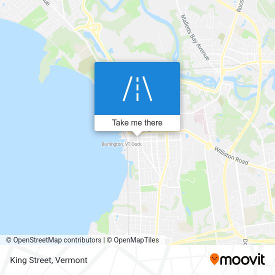 Mapa de King Street