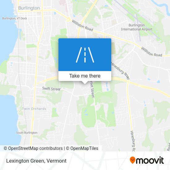 Mapa de Lexington Green