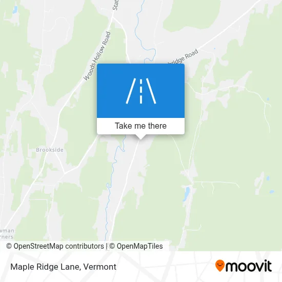 Maple Ridge Lane map