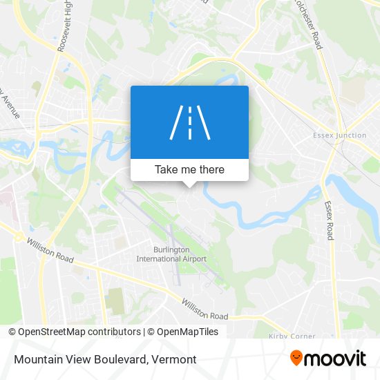 Mapa de Mountain View Boulevard