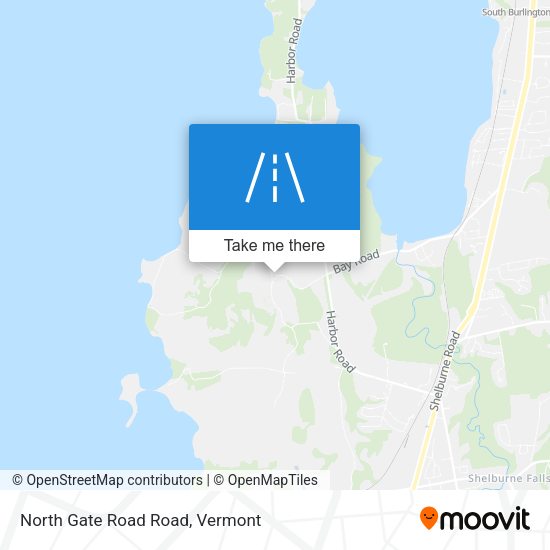 Mapa de North Gate Road Road