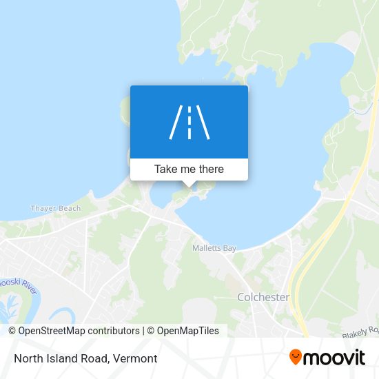 Mapa de North Island Road