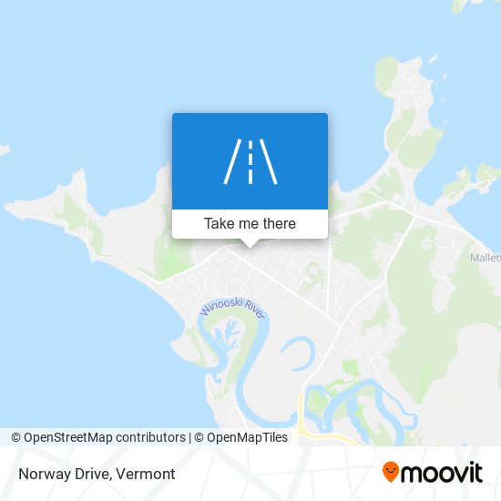 Mapa de Norway Drive