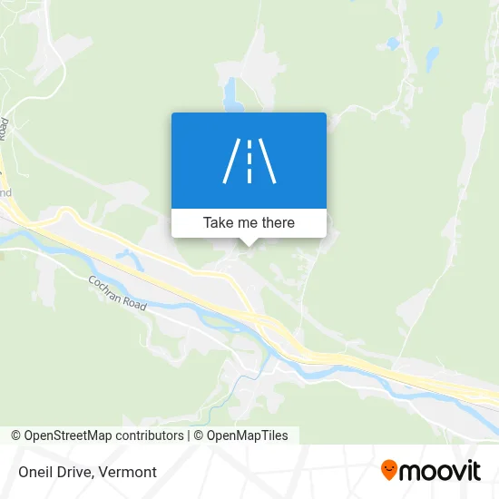 Oneil Drive map