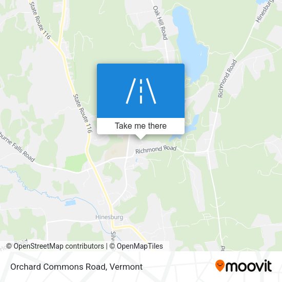 Orchard Commons Road map
