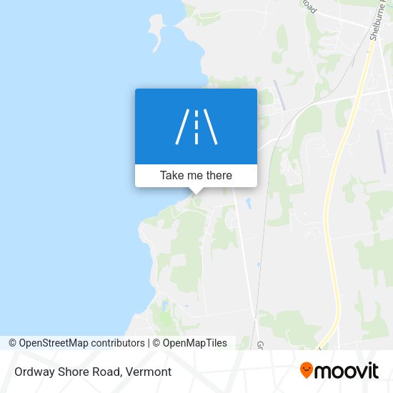 Mapa de Ordway Shore Road