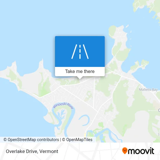 Overlake Drive map