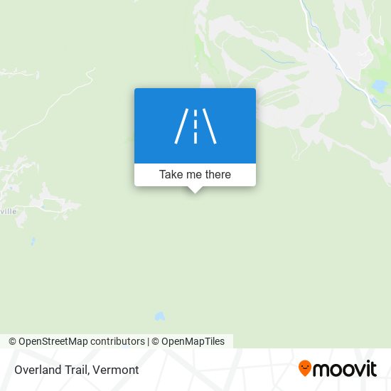 Overland Trail map