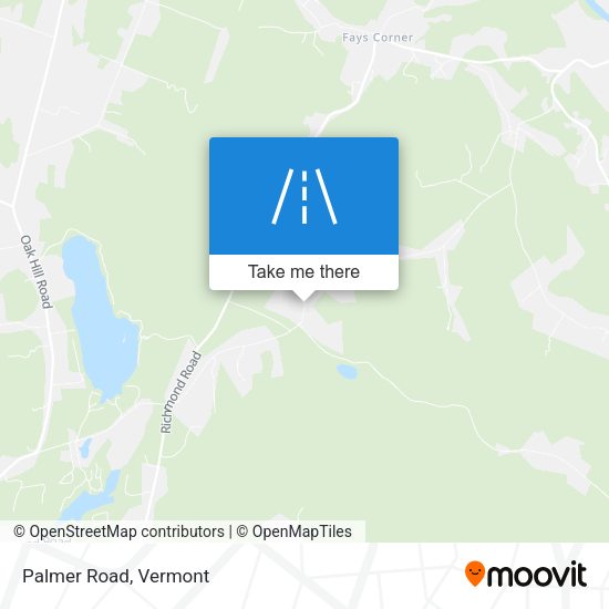 Mapa de Palmer Road