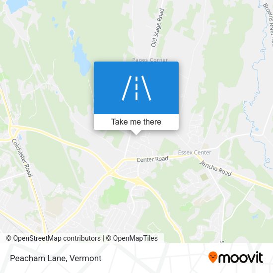 Mapa de Peacham Lane